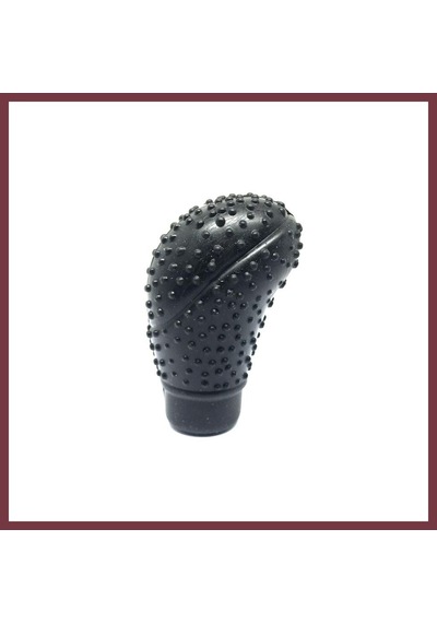 Storeşahin Silikon Vites Topuzu Kılıfı Masajlı Oval Siyah Shn0720