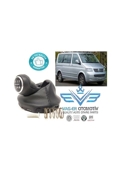 Transporter T6 (6 Ileri)Manuel Vites Kolu Topuzu+Körüğü 7H0711113