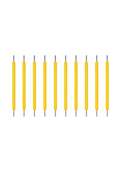 3 Volt 38mm Sarı Amber Led Filament Retro Tungsten Görünümlü Dekoratif Filament 10 Adet