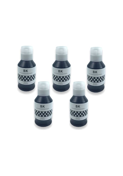 Canon G3420 G3430 G3460 Siyah Uyumlu Mürekkep 5'li Set