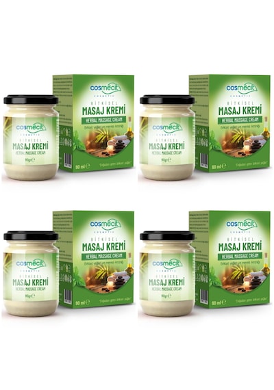 Cosmecit Bitkisel Masaj Kremi 4 X 90 G