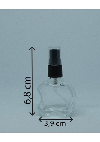 Boş Parfüm ve Kolonya Şişesi 10 ML 10 Adet Boş Cam Siyah Sprey Şişe