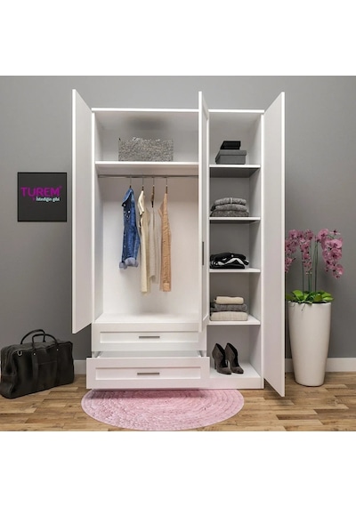 Country Gardırop Mdf Siyah Country Gardırop Mdf Siyah