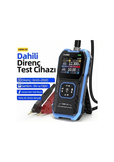 Fnırsı Hrm-10 Akü Voltajı Dahili Direnç Test Cihazı