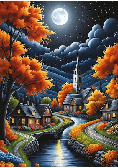 Art Puzzle Hazan Gecesi 1000 Parça Puzzle