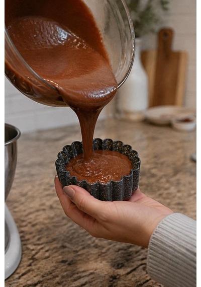 Busstier Mini Alüminyum Döküm Kek Kalıbı Seti 2 Adet Çap 11 Cm Dayanıklı Ve Yapışmaz Tasarım Tart Diğer