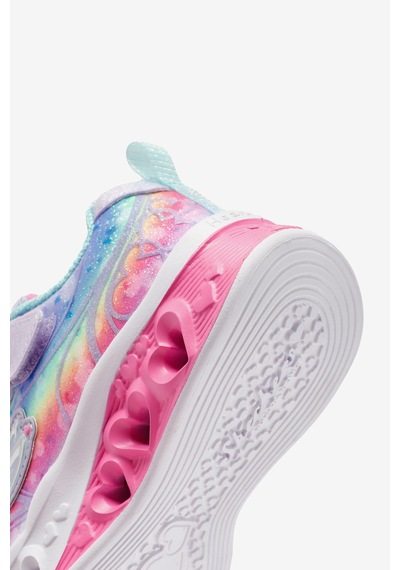 Panço Skechers Flutter Heart Lıghts Kız Bebek Ayakkabı Çok Renkli