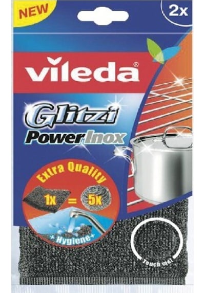 2'li Glitzi Power Inox Çelik Bulaşık Teli