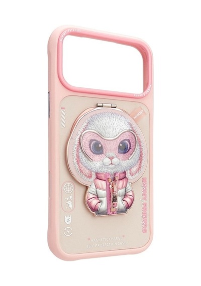 Apple Uyumlu iPhone 17 Pro Magsafe Stand Özellikli 3d Gözlük Fermuar Tavşan Nakışlı Cool Cute 2.0 Kılıf 8 Şeffaf Apple Uyumlu iPhone 17 Pro Magsafe Stand Özellikli 3d Gözlük Fermuar Tavşan Nakışlı Cool Cute 2.0 Kılıf 8 Şeffaf