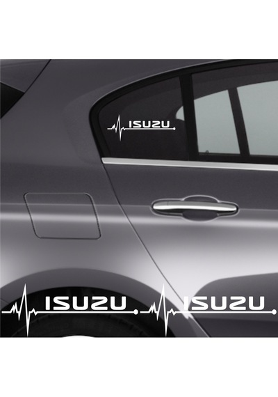 Isuzu İçin Uyumlu Aksesuar Oto Ritim Sticker 2 Adet 20 9 Cm