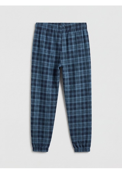 Lc Waikiki Lc Waıkıkı İndigo Standart Kalıp Ekose Erkek Pijama Alt
