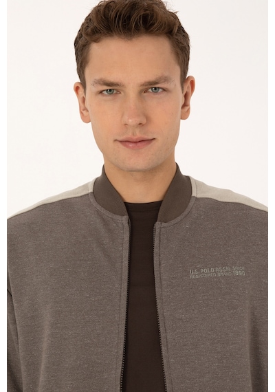 U.s. Polo Assn. Erkek Vizon Hırka Örme 50315820-vr052 Vızon