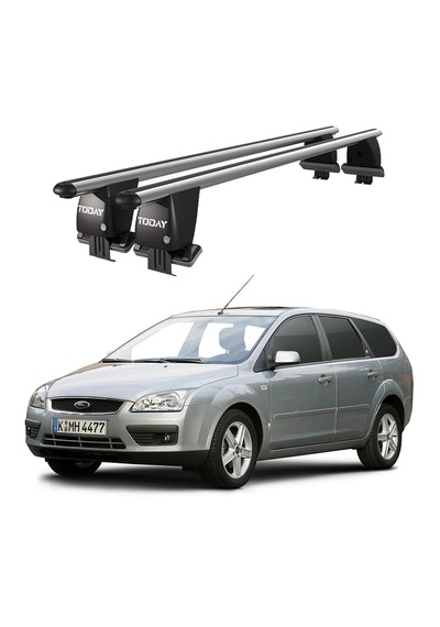 Ford Focus Iı Station Wagon 2004-2011 Oluksuz Kilitli Ara Atkı Port Bagaj Tavan Barı