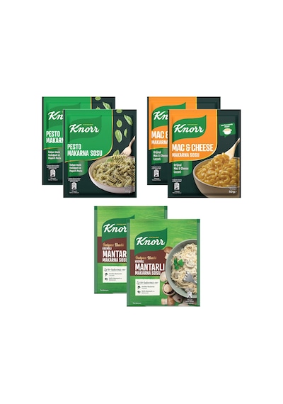 Knorr Makarna Sosu 3 Çeşit 6 Lı Karma Paket