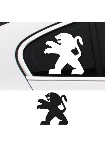 Peugeot Logo Sticker, Oto Sticker, Modifiye Sticker 17x17 Cm