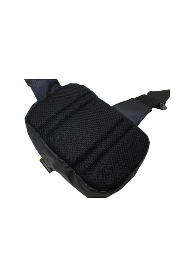 M 1019 Mega Bag Unisex Göğüs Çapraz Çanta, Portföy Çanta Siyah