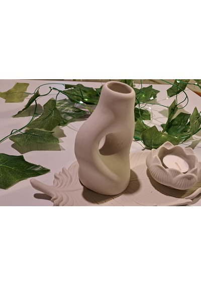 Flora Vazo Ve Lotus Çiçeği 3 Lü Takım