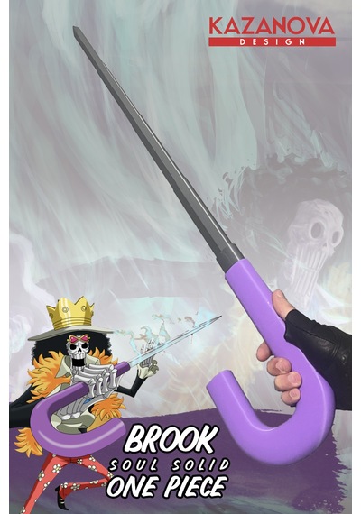 Kazanova Design Brook Soul Solid One Piece Anime Katlanabilir Kılıç