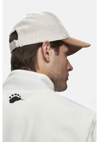 Ucla Gremıo Bej Polar Nakışlı Standard Fit Erkek Sweatshirt Bej