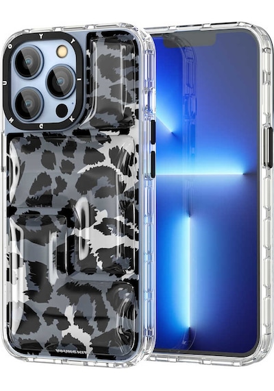 Youngkit Apple Uyumlu iPhone 13 Pro Kılıf YoungKit Leopard Article Serisi Kapak ZORE-267396