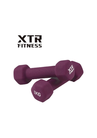 Vinyl Neoprene Dambıl Seti 2 Adet 1 Kg - Kaydırmaz Premium Kalite