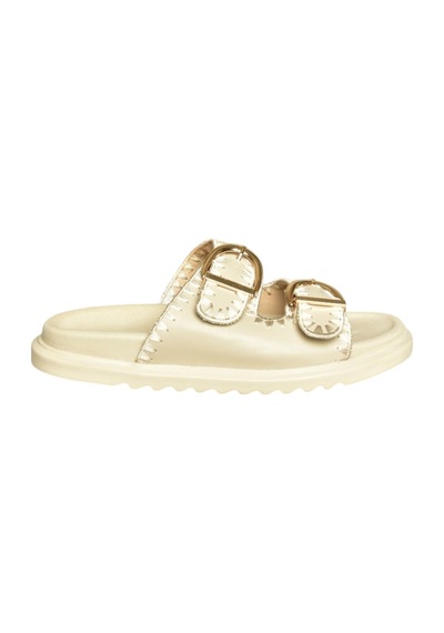Fox Shoes U267146209 Bej Kadın Terlik Bej-suni Deri