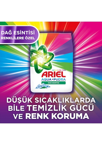 Ariel Toz Çamaşır Deterjanı Parlak Renkler 40 Yıkama 6 KG