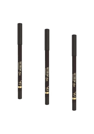 Gel Eyepencil No 102 Dark Brown - 24 Saat Kalıcı Suya Dayanıklı Jel Göz Kalemi 3 Paketi Genel