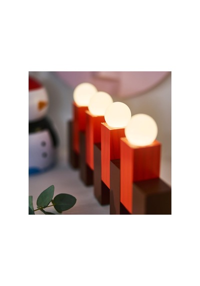 Ikea Stråla Dekoratif Aydınlatma 14 Cm Kırmızı