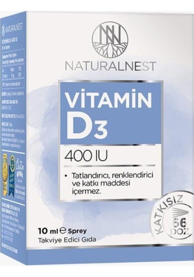 Natural Nest D3 400'Lü 10 Ml