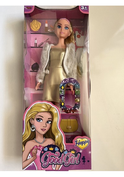 Ceketli Çizmeli Renkli Saçlı Bebek 30 Cm Model Oyuncak Bebek Model Bebek