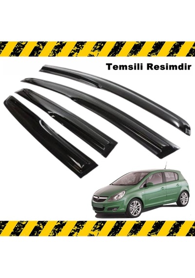Opel Corsa D Mügen Cam Rüzgarlığı 2007-2014 Arası 4 Lü Set N11.35332
