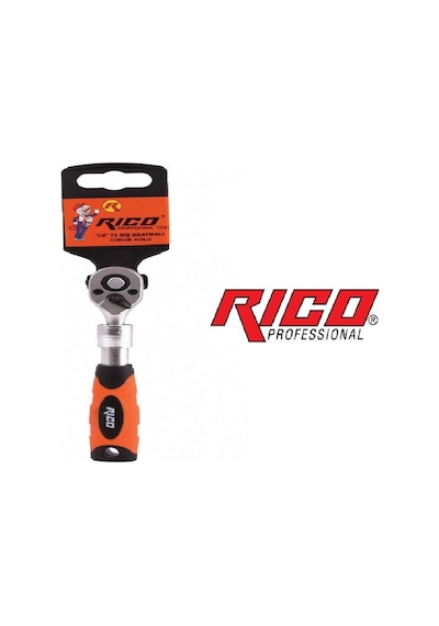 Rico 1/4'' Cırcır Kolu Uzatmalı Rc1472 72 Diş