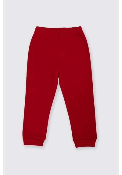 Panço Yenidoğan Yılbaşı Konseptli Kırmızı Pijama Takımı