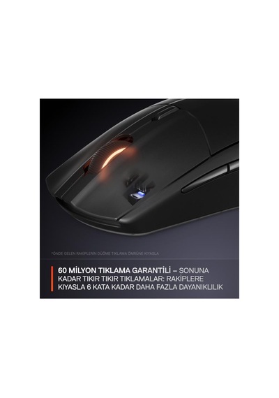 Steelseries Rival 3 Gen 2 Siyah Rgb Optik Kablosuz Oyuncu Mouse - Teşhir -
