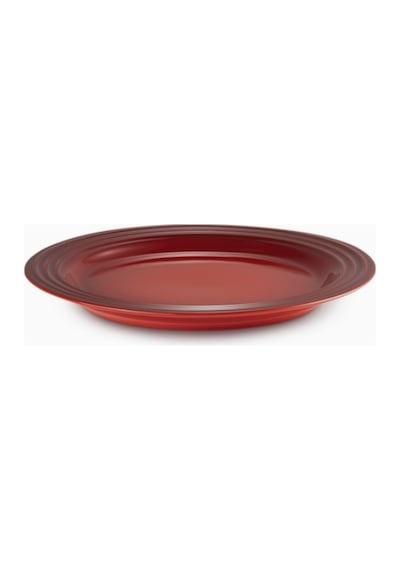 Le Creuset Renkli Dayanıklı Tasarım Seramik Kahvaltı Tabağı 22 Cm Kırmızı