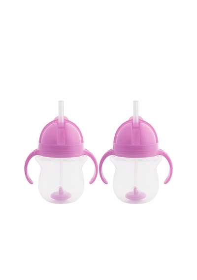 Munchkin Tıklama Kilitli Uçlu Alıştırma Bardağı 6ay+, 207ml, Mor