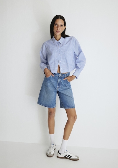 Mavi - Melina All Blue İndigo Mavisi Jean Şort 1410144-87086 Mavi