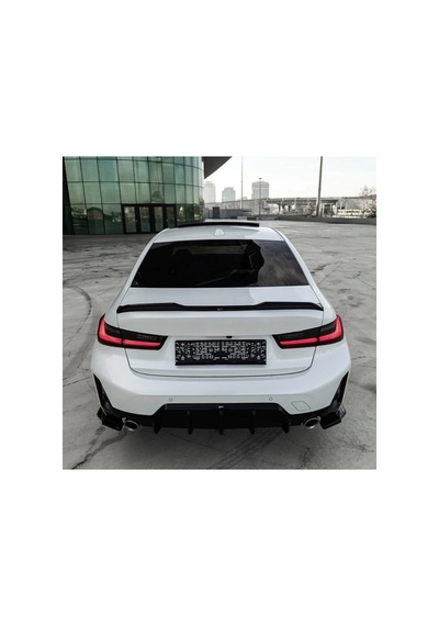 Bmw 3 Serisi G20 Lci 2022+ Arka Difüzör M Paket Uyumlu Piano Black Difüzör