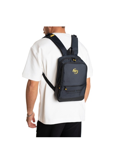 Np 2209 Unisex Minimal Sırt Çantası Laptop Bölmeli Şehir İçi Kullanım Lacivert