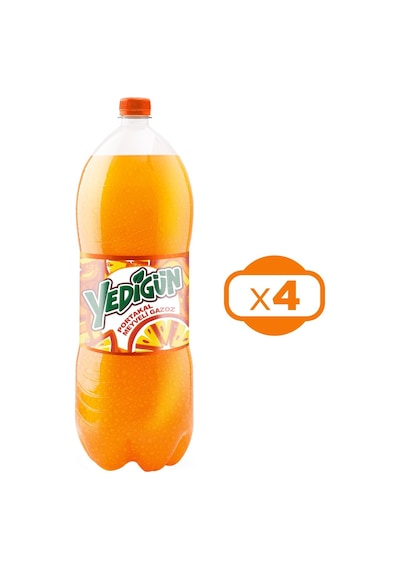 Yedigün Portakal Meyveli Gazoz 4 x 2500 ML