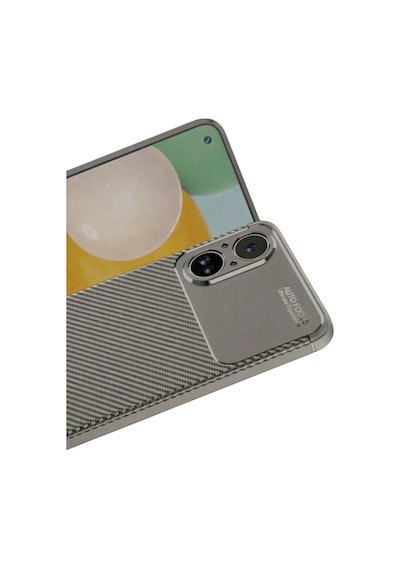 Newface Realme 12 Lite Kılıf Auto Focus Karbon Kapak - Gri