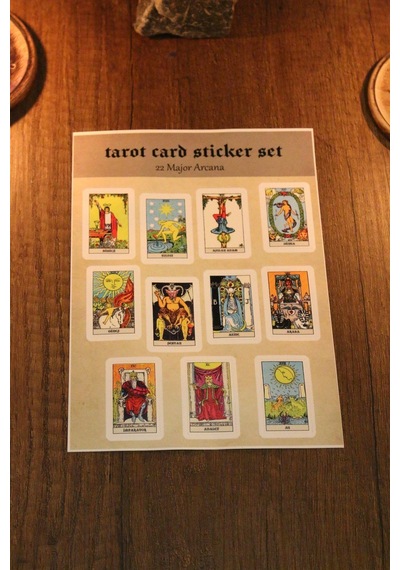 Tarot Büyük Arkana Sticker Set 11li Diğer