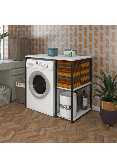 Bakbudaiyi Çamaşır Kurutma Makinesi Dolabı Ninova Byzsyh 090 100 60 Mat Suntalam Metal Siyah Boya Beyaz Bakbudaiyi Çamaşır Kurutma Makinesi Dolabı Ninova Byzsyh 090 100 60 Mat Suntalam Metal Siyah Boya Beyaz