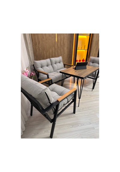Gül Metal Bahçe Koltuk Takımı 2+1+1 Masalı Balkon Teras Cafe Oturma Grubu Gül Metal Bahçe Koltuk Takımı 2+1+1 Masalı Balkon Teras Cafe Oturma Grubu