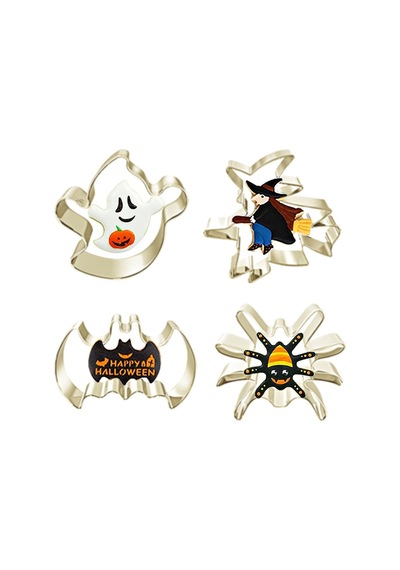 Halloween Kurabiye Kalıbı 4'lü Set-1