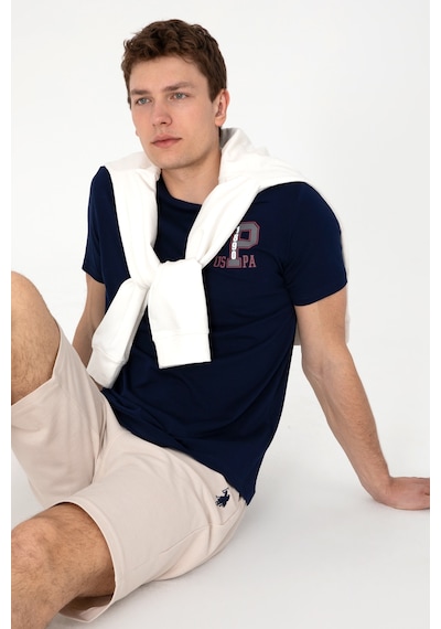 U.S. Polo Assn. Erkek Regular Fit Bisiklet Yaka Lacivert Tişört 50306897-VR033 U.S. Polo Assn. Erkek Regular Fit Bisiklet Yaka Lacivert Tişört 50306897-VR033