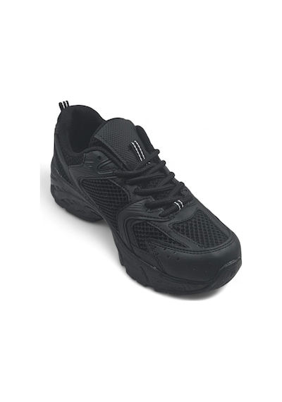 Haze Siyah Günlük Kadın Sneaker Spor Ayakkabı Siyah