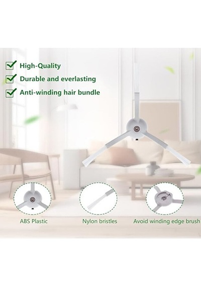 Roborock Qrevo S Uyumlu 2 Adet Yan Fırça