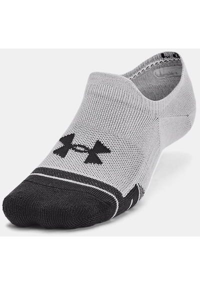 Under Armour Unisex UA Performance Tech 3’lü Paket Ultra Low Tab Çorap 1379502-011 Beyaz - Gri
